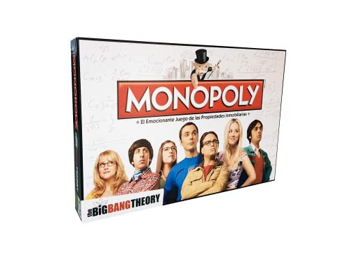 Winning Moves Monopoly The Big Bang Theory (Edizione In Spagnolo), Multicolore