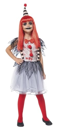 Rubies Costume Ragazz Clown Per Bambina E Bambina, Vestito E Cappellino, Licenza Ufficiale Per Halloween, Costumi Halloween Ragazzi E Ragazze, Cosplay