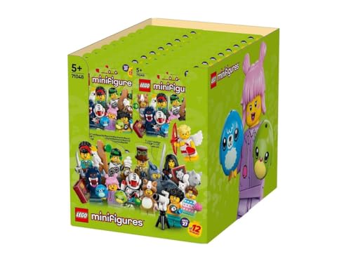 Lego Minifigures Serie 27, Scatola Da Collezione Con 1 Di 12 Personaggi Giocattolo A Caso Inclusi Cupido, Pterodattilo, Pilota Con Jetpack E Altro, Se