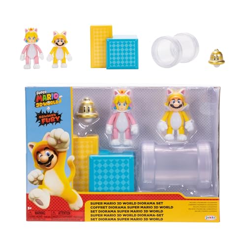 Super Mario Nintendo 2,5 Pollici Action Figure 3D World Diorama