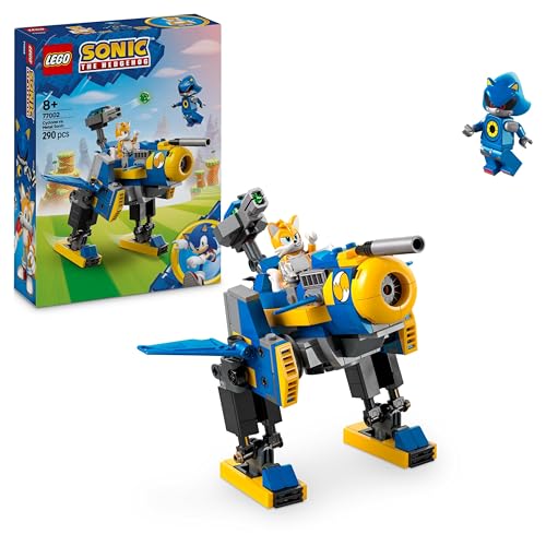 Lego Sonic Cyclone Vs. Metal Sonic, Giochi D'Azione Per Bambini E Bambine Da 8 Anni In Su Con Mech Robot Giocattolo Trasformabile E Personaggio Di Tai