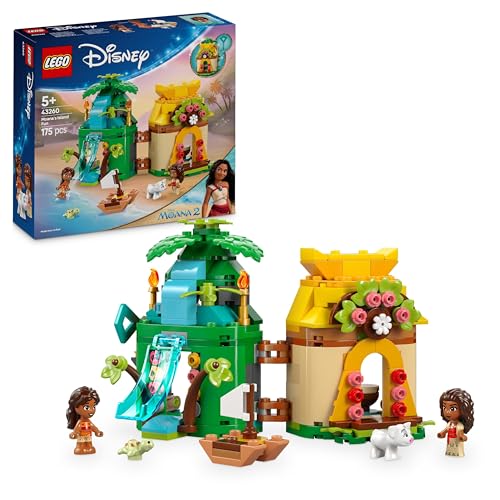 Lego ǀ Disney Divertimento Sull’Isola Di Vaiana, Modello Di Casa Delle Bambole Giocattolo Con Personaggi Dal Film Oceania 2, Giochi Per Bambine E Bamb