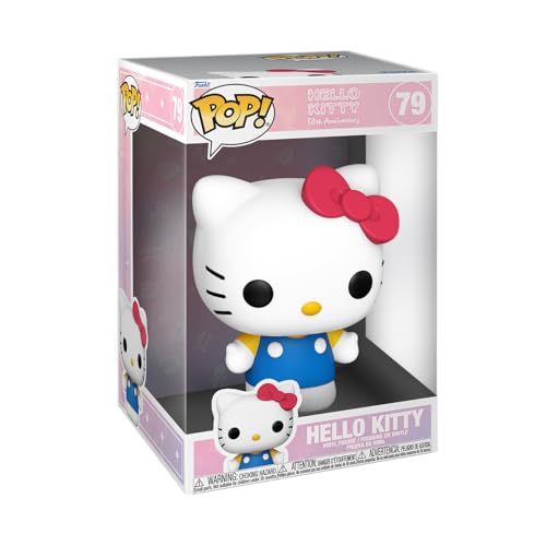 Funko Pop! Jumbo: Hello Kitty 50Th - Hello Kitty - Figura In Vinile Da Collezione - Giocattoli Per Bambini E Adulti - Fan Degli Anime - Modellino Da C