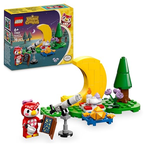 Lego Animal Crossing Osservando Le Stelle Con Celeste, Giochi Di Ruolo Per Bambine E Bambini Da 6 Anni, Giocattoli Spaziali Con Telescopio E Animale,