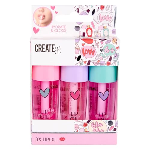 Create It! Labbenolie, 3 Pezzi.