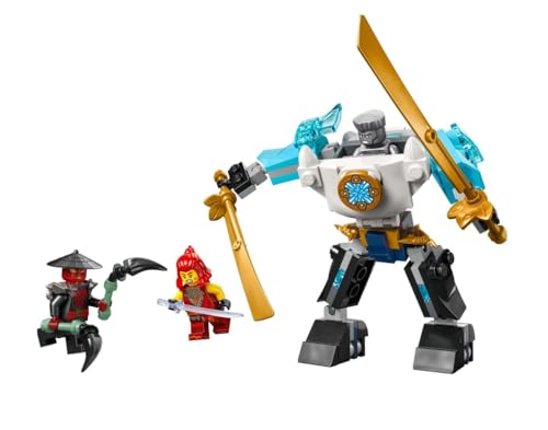 Lego Ninjago Mech Da Battaglia Di Zane - Figura Giocattolo Ninja Snodabile Con 3 Minifigure Con Armatura, Spade E Accessori, Giochi Per Bambini E Bamb
