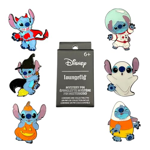 Funko Loungefly Stitch - Disney: Stich Halloween - Blind Box Enamel Pin - Lilo And Stitch - Blind Box Spille Smaltate - Spilla Da Collezione Carina -