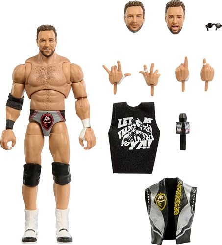 Wwe Mattel Ultimate Edition Action Figure & Accessori, 15,2 Cm La Knight Collectible Set, Teste E Mani Intercambiabili, 30 Punti Di Articolazione