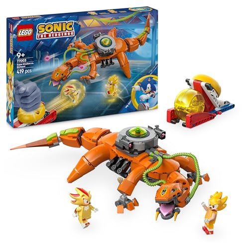 Lego Sonic Super Shadow Vs. Biolizard, Giochi D'Azione Per Bambini E Bambine 9 Anni In Su Con Personaggi E Robot Giocattolo Da Costruire, Idea Regalo