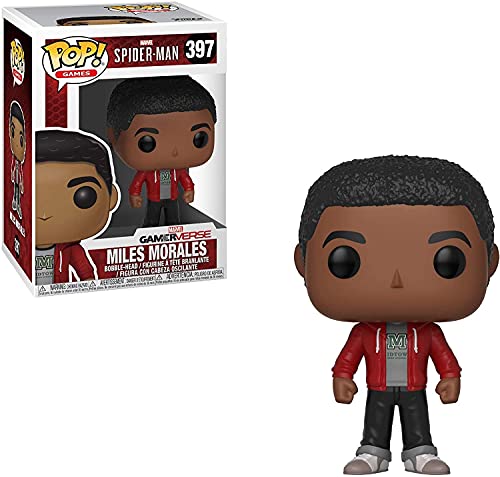 Funko 30680 - Pop! Vinile Games Marvel Spider-Man Miles Morales Personaggio, 9 Cm