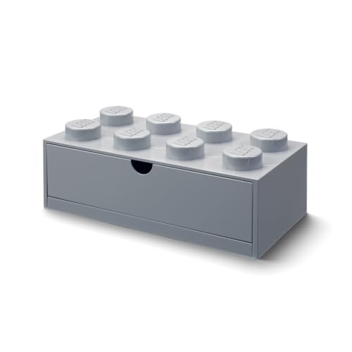 Room Copenhagen- Cassetto Da Scrivania Lego 8, Grigio, Colore Bottoni, 40211740
