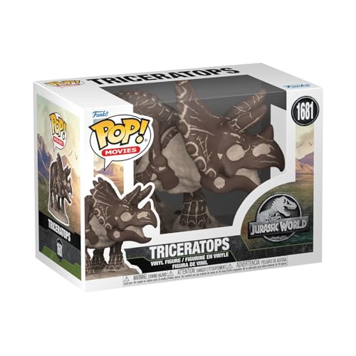 Funko Pop! Movies: Jp Fossil - Triceratops - Jurassic Park- Figura In Vinile Da Collezione - Idea Regalo - Merchandising Ufficiale - Giocattoli Per B