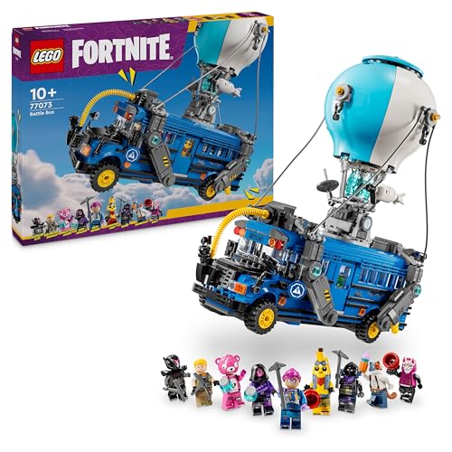 Lego Fortnite Bus Della Battaglia, Autobus Giocattolo Da Costruire Con 10 Personaggi E Accessori, Giochi Creativi Per Bambini E Bambine Da 10 Anni Da 