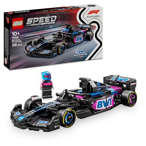 Lego Speed Champions Auto Da Corsa Bwt Alpine F1 Team A524 Macchina Giocattolo Da Collezione Con Minifigure Del Pilota, Modello Per Bambini E Bambine