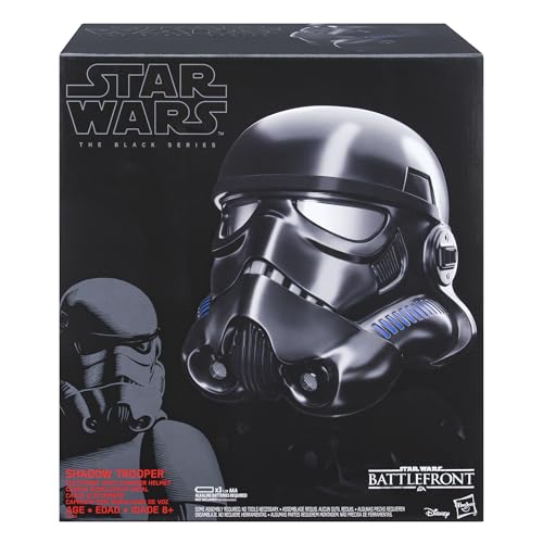 Star Wars Hasbro The Black Series, Casco Elettronico Premium Di Uno Shadow Trooper, Ispirato Alla Serie Di Videogiochi Battlefront, Articolo Per Rolep