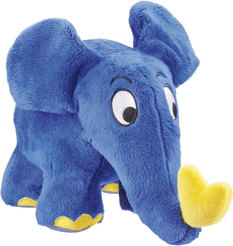 Schmidt Spiele 42286 Die Maus, Elefant, 50. Geburtstag, 17 Cm Plüschfigur Il Mouse Peluche, Multicolore