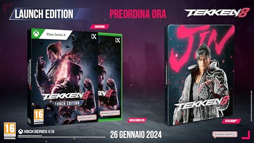 Tekken 8 Day1 Edition + Steelbook Xsx (Esclusiva Amazon)