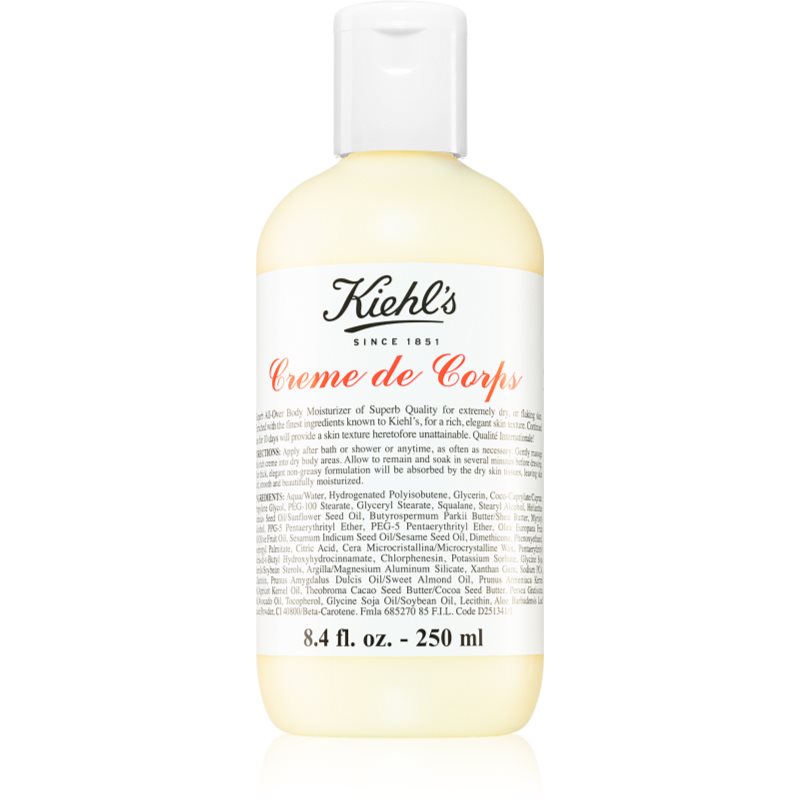 Kiehl'S Creme De Corps Trattamento Idratante Per Il Corpo 250 Ml