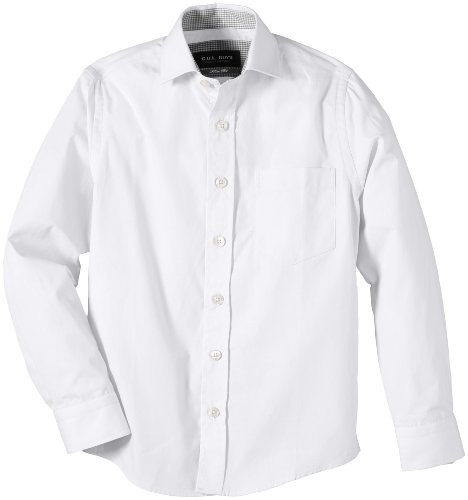G.O.L. Hemde Mit Haifischkragen, Slimfit 5535500 Camicia, Bianco (White-Weiß (White 6), 13 Anni Bambini E Ragazzi