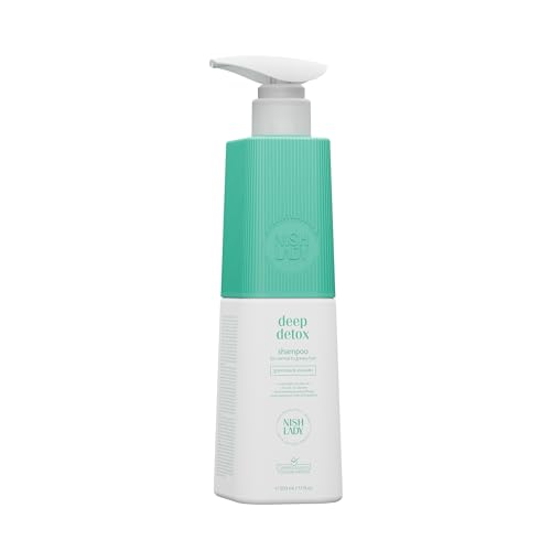 Nishlady Deep Detox Hair Shampoo 503 Ml – Tè Verde, Avocado – Pulizia Profonda E Depurazione, Trattamento Del Cuoio Capelluto Con Tè Verde – Per Capel