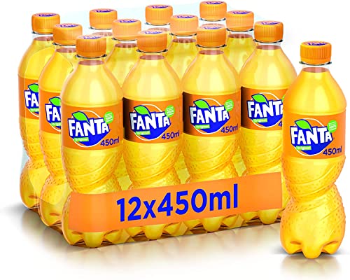Fanta Aranciata Original Orange Drink Pet 450Ml Bevanda Gassata Bevanda 100% Arance Italiane 48X