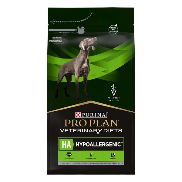 Purina dog pro plan veterinary diets ha hypoallergenic - 3 kg - dieta veterinaria per cani