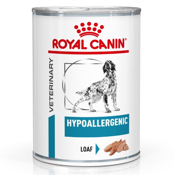 Royal canin hypoallergenic umido cane - 400 gr - confezione da 6 pezzi - dieta veterinaria per cani