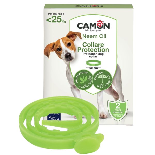 Orme naturali collare antiparassitari barriera per cani - 60 cm - antiparassitario per cani