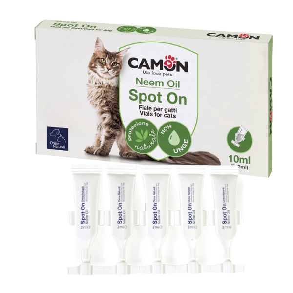 Orme naturali fiale spot on per gatti - 5 pipette - 2,0 ml - antiparassitario per gatti