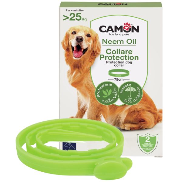 Orme naturali collare antiparassitari barriera per cani - 75 cm - antiparassitario per cani