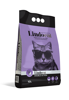 Lindocat double action - 10 l - lettiera agglomerante