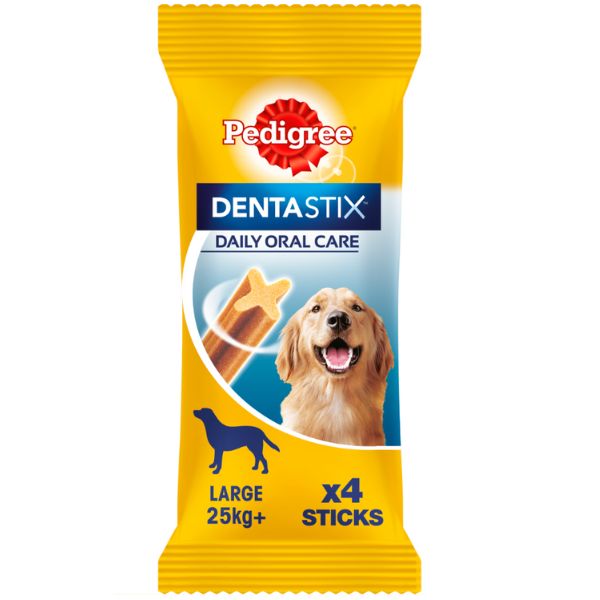 Pedigree dentastix large snack per l'igiene orale - 4 pezzi