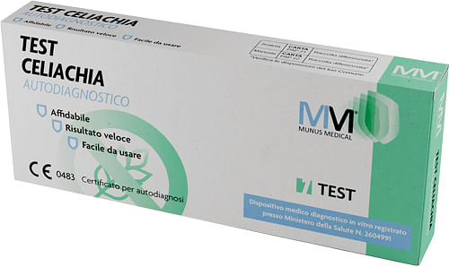 Test Celiachia Autodiagnostico Munus Medical Determinazione Anticorpi Anti Dgp/Iga/Igg Nel Sangue