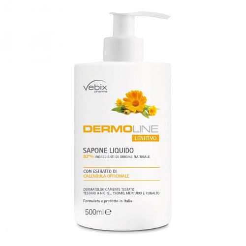 Vebix Dermoline Calendula Sapone Liquido 500 Ml