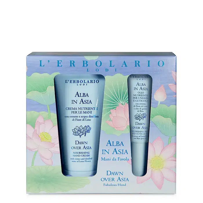 Alba In Asia Kit Mani Da Favola Crema Mani 50 Ml + Olio Cuticole 7,5 Ml