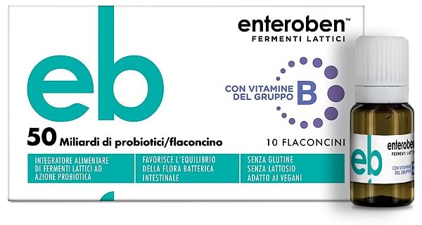Enteroben 50 Mld 10 Flaconcini Da 10 Ml