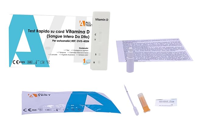 Test Rapido Autodiagnostico Alltest Vitamina D Determinazione Semi Quantitativa 25 Idrossi Vitamina D Nel Sangue Umano Da Pungidito