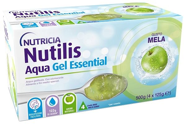 Nutilis Aqua Gel Mela 4 Pezzi Da 125 G