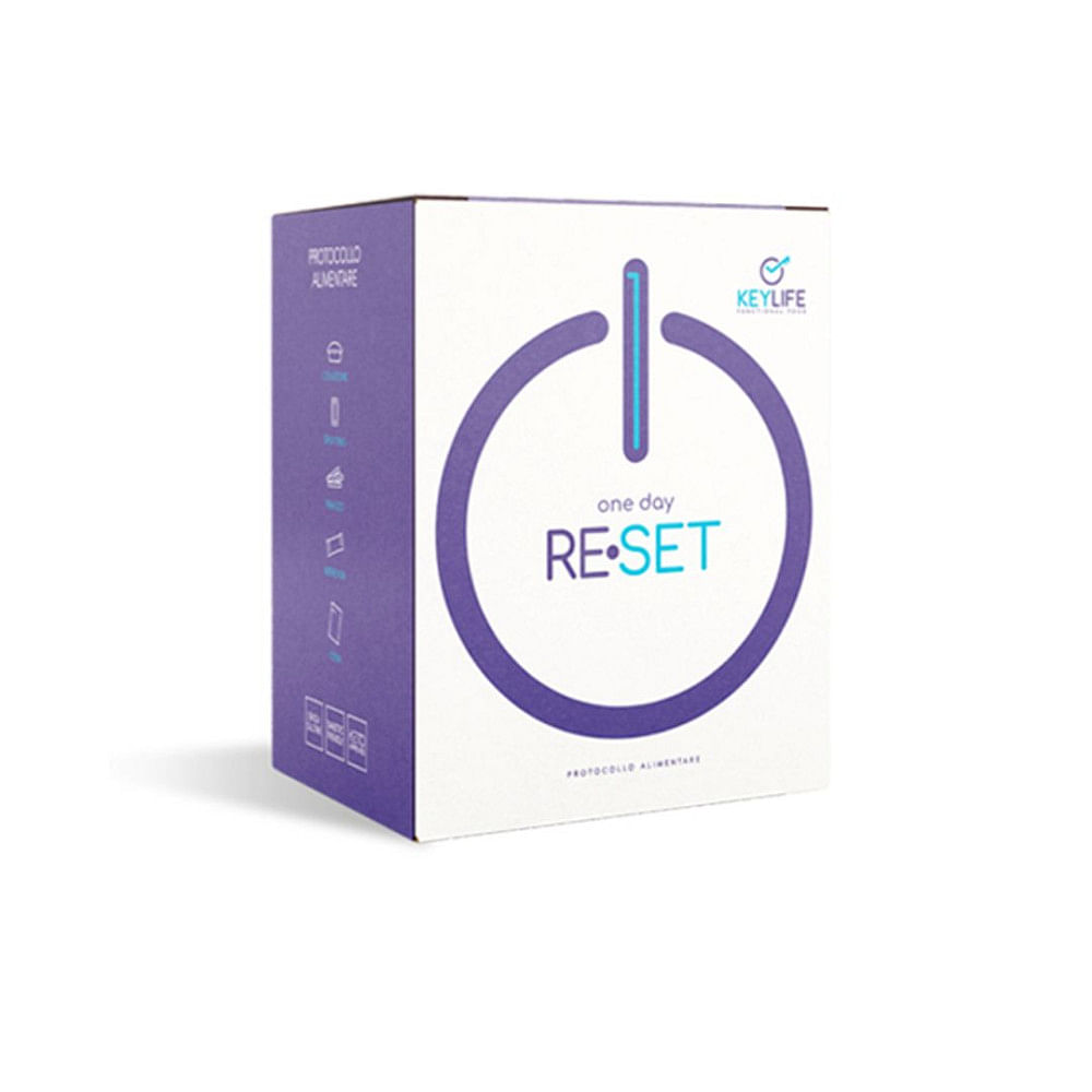 Keylife Kit Reset One Day Kplumcake 45 G + Kgrissini 40 G + Kcrisp Cioccolato Fondente Barretta 35 G + Ksoup Asparagi 25,5 G + Keymineral 12 Buste