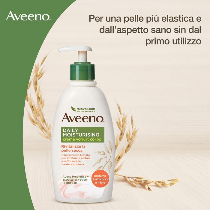Aveeno Crema Corpo Yogurth Albicocca&Miele 300 Ml Promo