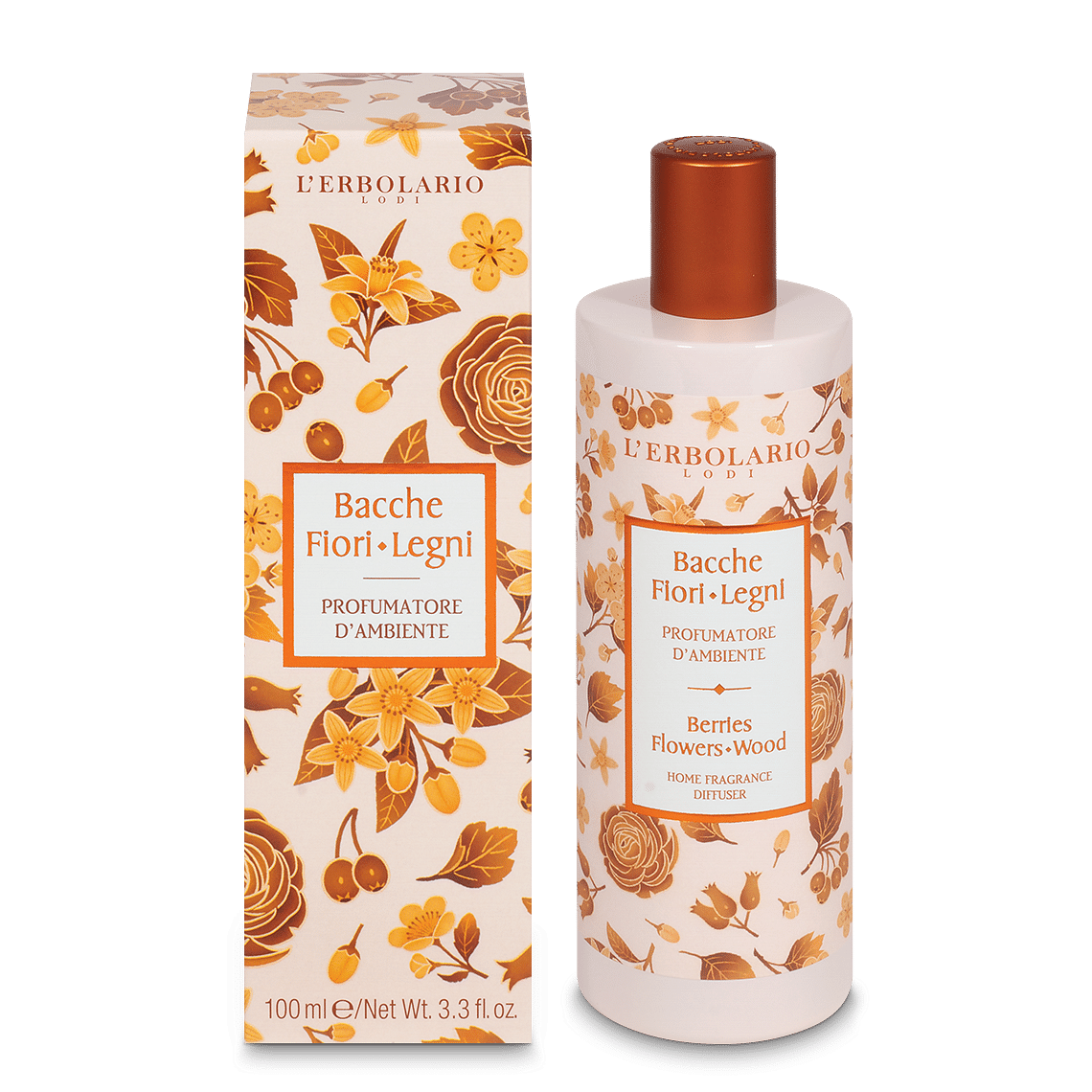 Bacche Fiori Legni Profumatore D'Ambiente 100 Ml