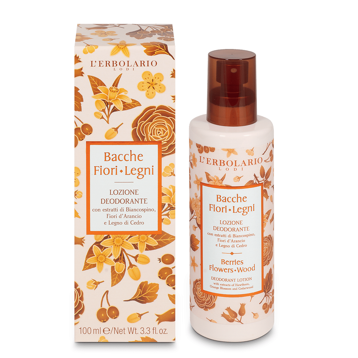 Bacche Fiori Legni Lozione Deodorante 100 Ml