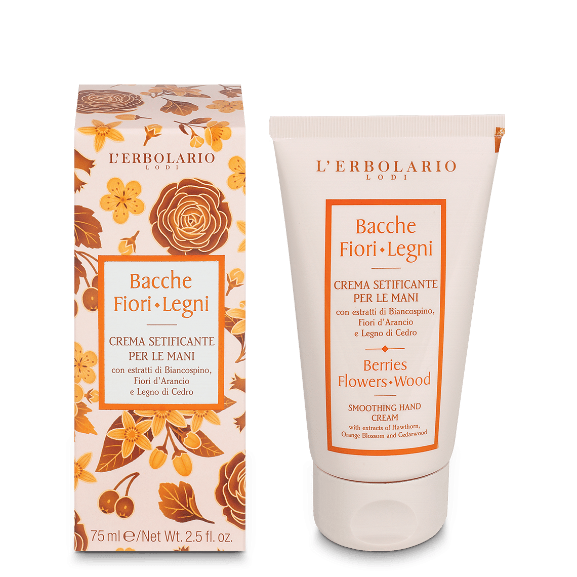 Bacche Fiori Legni Crema Setificante Mani 75 Ml