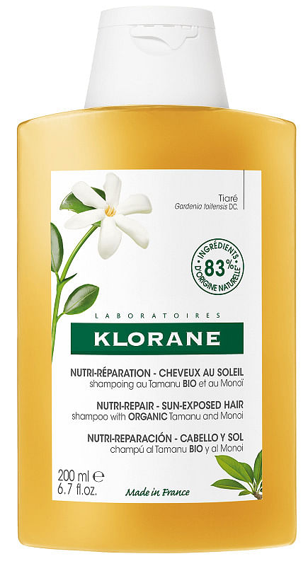 Les Polysianes Nutri Repair Sun Exposed Hair Shampoo Con Tamanu E Monoi 200 Ml