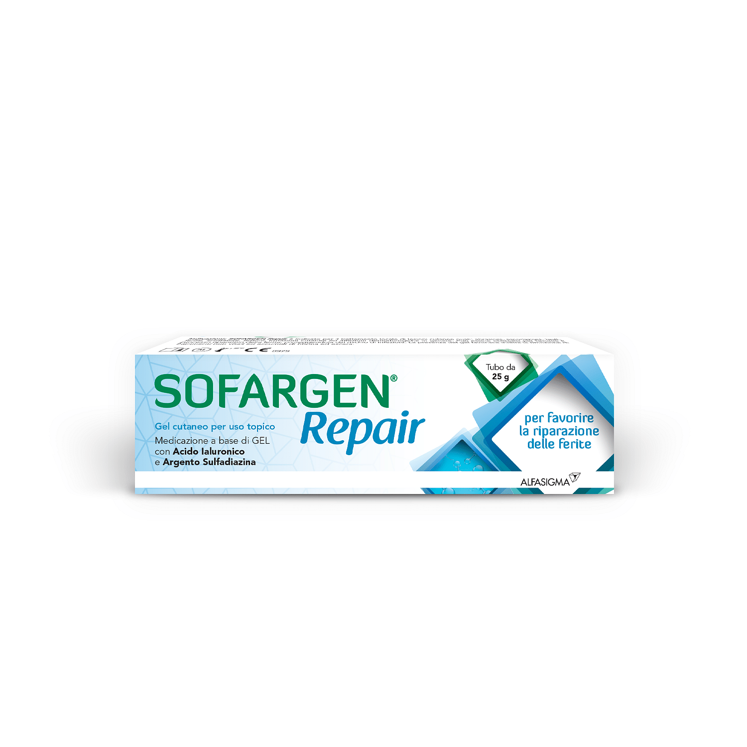 Medicazione Sofargen Gel Acido Ialuronico E Argento Sulfadiazina Tubetto 25 G