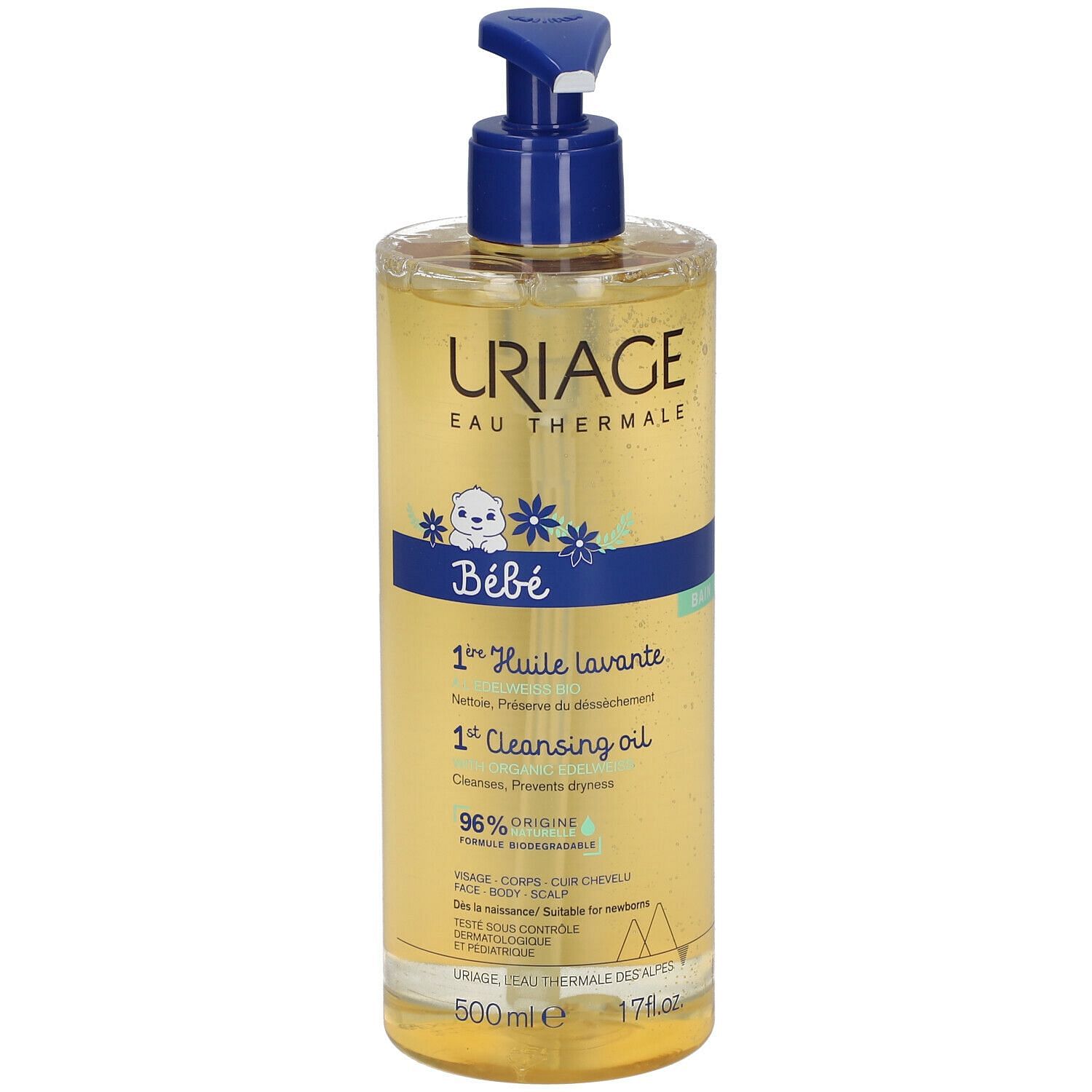 Eau Thermale Bebe Huile Lavante Olio Detergente 500 Ml