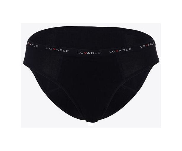 Lovable Period Panties Slip Flusso Abbondante Nero Misura Large