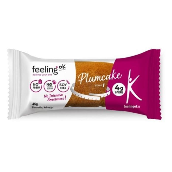 Feeling Ok Plum Cake Vaniglia E Limone Start 45 G