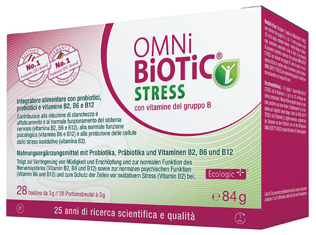 Omni Biotic Stress Vitamine Gruppo B 28 Bustine Da 3 G