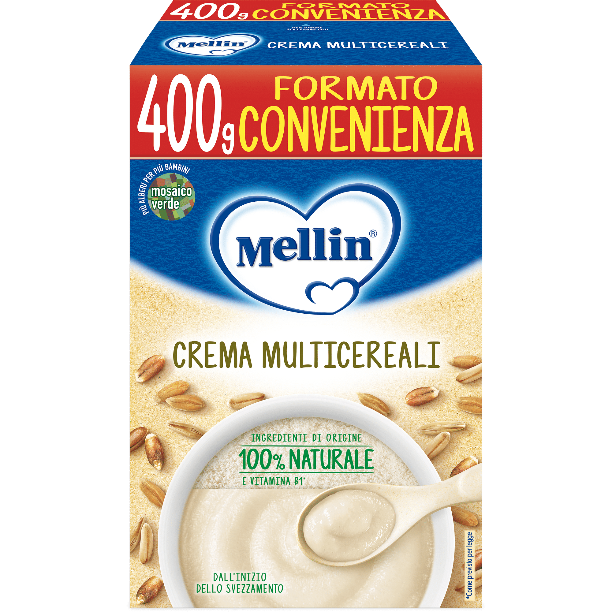 Mellin Crema Multicereali 400 G
